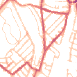 Daytime road noise heatmap for SE4 2LR