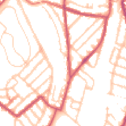 Daytime road noise heatmap for SE4 2LS