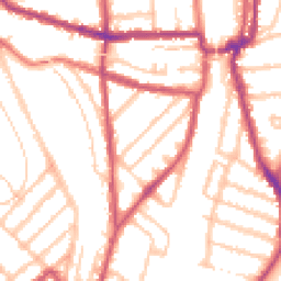 Daytime road noise heatmap for SE4 2PW