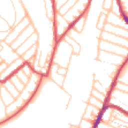 Daytime road noise heatmap for SE4 2QS