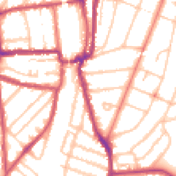 Daytime road noise heatmap for SE4 2RS