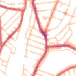 Daytime road noise heatmap for SE4 2SD