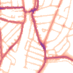 Daytime road noise heatmap for SE4 2SU