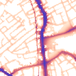 Daytime road noise heatmap for SE5 0AB