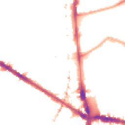 Night-time road noise heatmap for SE5 0AD