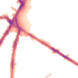 Night-time road noise heatmap for SE5 0AE