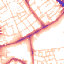 Daytime road noise heatmap for SE5 0AP