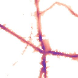 Night-time road noise heatmap for SE5 0AZ