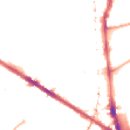 Night-time road noise heatmap for SE5 0BB