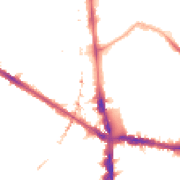 Night-time road noise heatmap for SE5 0BD