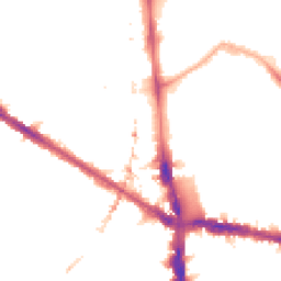 Night-time road noise heatmap for SE5 0BH
