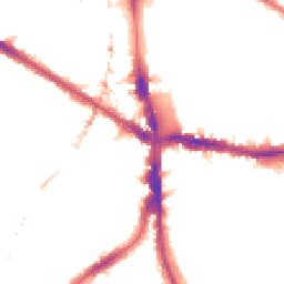Night-time road noise heatmap for SE5 0BX