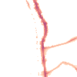 Night-time road noise heatmap for SE5 0DE