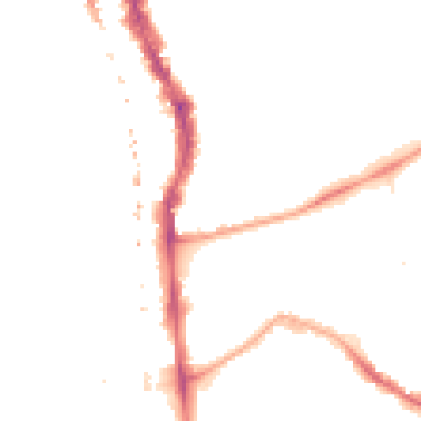 Night-time road noise heatmap for SE5 0DJ