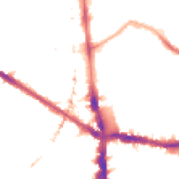 Night-time road noise heatmap for SE5 0DP