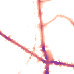 Night-time road noise heatmap for SE5 0EU