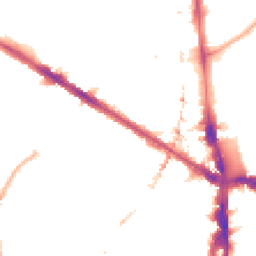 Night-time road noise heatmap for SE5 0RP