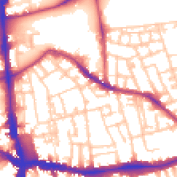 Daytime road noise heatmap for SE5 7FT