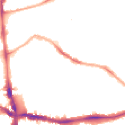 Night-time road noise heatmap for SE5 7FT