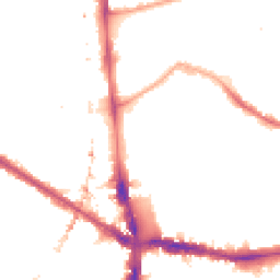 Night-time road noise heatmap for SE5 7FY