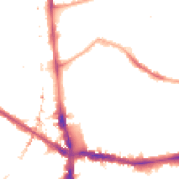 Night-time road noise heatmap for SE5 7QQ