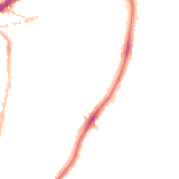 Night-time road noise heatmap for SE5 8EA