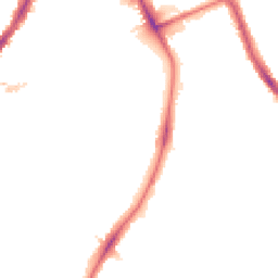 Night-time road noise heatmap for SE5 8EQ