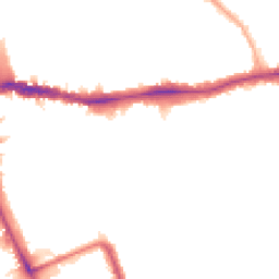 Night-time road noise heatmap for SE5 8NZ