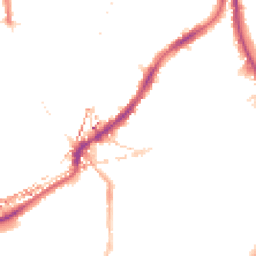Night-time road noise heatmap for SE5 9AB