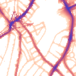 Daytime road noise heatmap for SE5 9AT