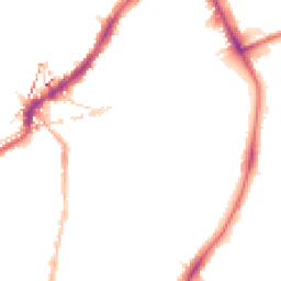 Night-time road noise heatmap for SE5 9AU