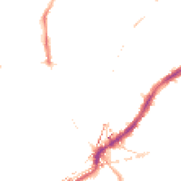 Night-time road noise heatmap for SE5 9BW