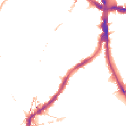 Night-time road noise heatmap for SE5 9BY
