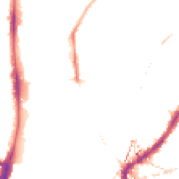 Night-time road noise heatmap for SE5 9EF