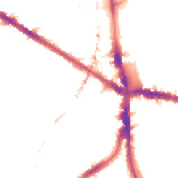 Night-time road noise heatmap for SE5 9JJ