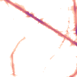 Night-time road noise heatmap for SE5 9LN