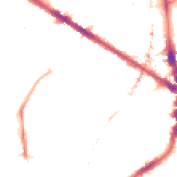 Night-time road noise heatmap for SE5 9LS