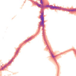 Night-time road noise heatmap for SE5 9RL