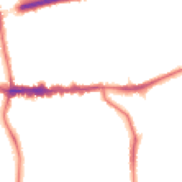 Night-time road noise heatmap for SE9 1BA