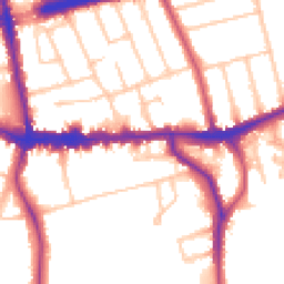Daytime road noise heatmap for SE9 1BD