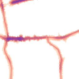 Night-time road noise heatmap for SE9 1BD