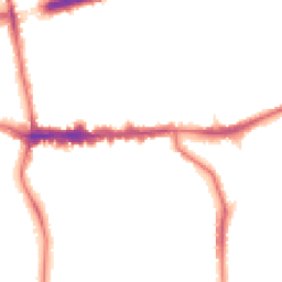 Night-time road noise heatmap for SE9 1BE