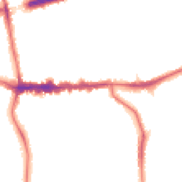 Night-time road noise heatmap for SE9 1BG