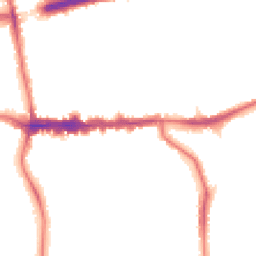 Night-time road noise heatmap for SE9 1BH