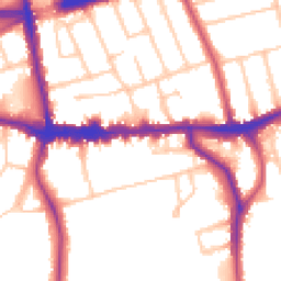 Daytime road noise heatmap for SE9 1BL