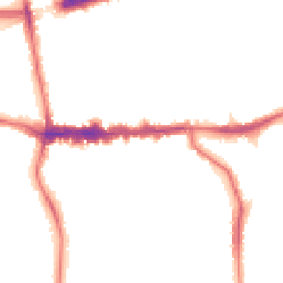 Night-time road noise heatmap for SE9 1BL