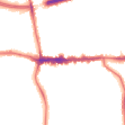 Night-time road noise heatmap for SE9 1BQ