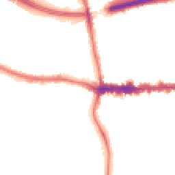 Night-time road noise heatmap for SE9 1BT