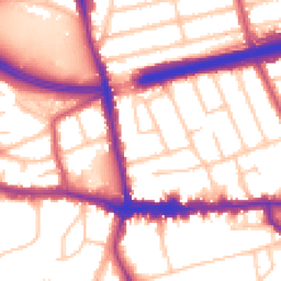 Daytime road noise heatmap for SE9 1DN