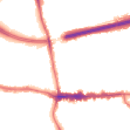 Night-time road noise heatmap for SE9 1DN